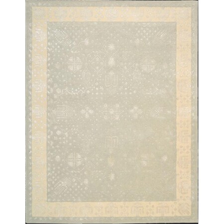 Nourison Symphony Area Rug Collection Blue Mist 5 Ft 6 In. X 7 Ft 5 In. Rectangle 99446070845
